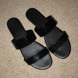 LC black sandals. Worn once. Great Condition. 8